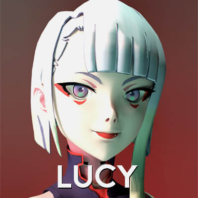 Cyberpunk Edgerunners Lucy Kushinada DAZ Genesis 8 Female