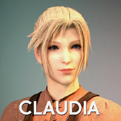 FF7 Remake Claudia Strife Daz G8F