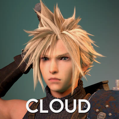 Final Fantasy VII Remake Cloud Strife DAZ Genesis 8 Male