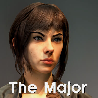 Ghost in the Shell Motoko Kusanagi Combo Update DAZ G8F by DazWraps
