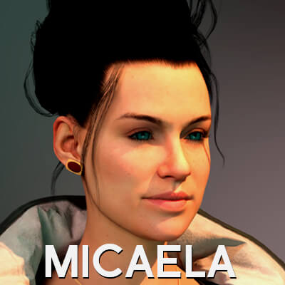 Micaela Ruiz Cyberpunk 2077 DAZ Genesis 9