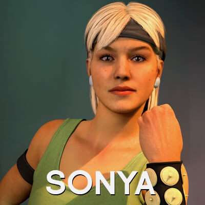 Mortal Kombat 1 &ndash Sonya Blade Genesis 8 Female
