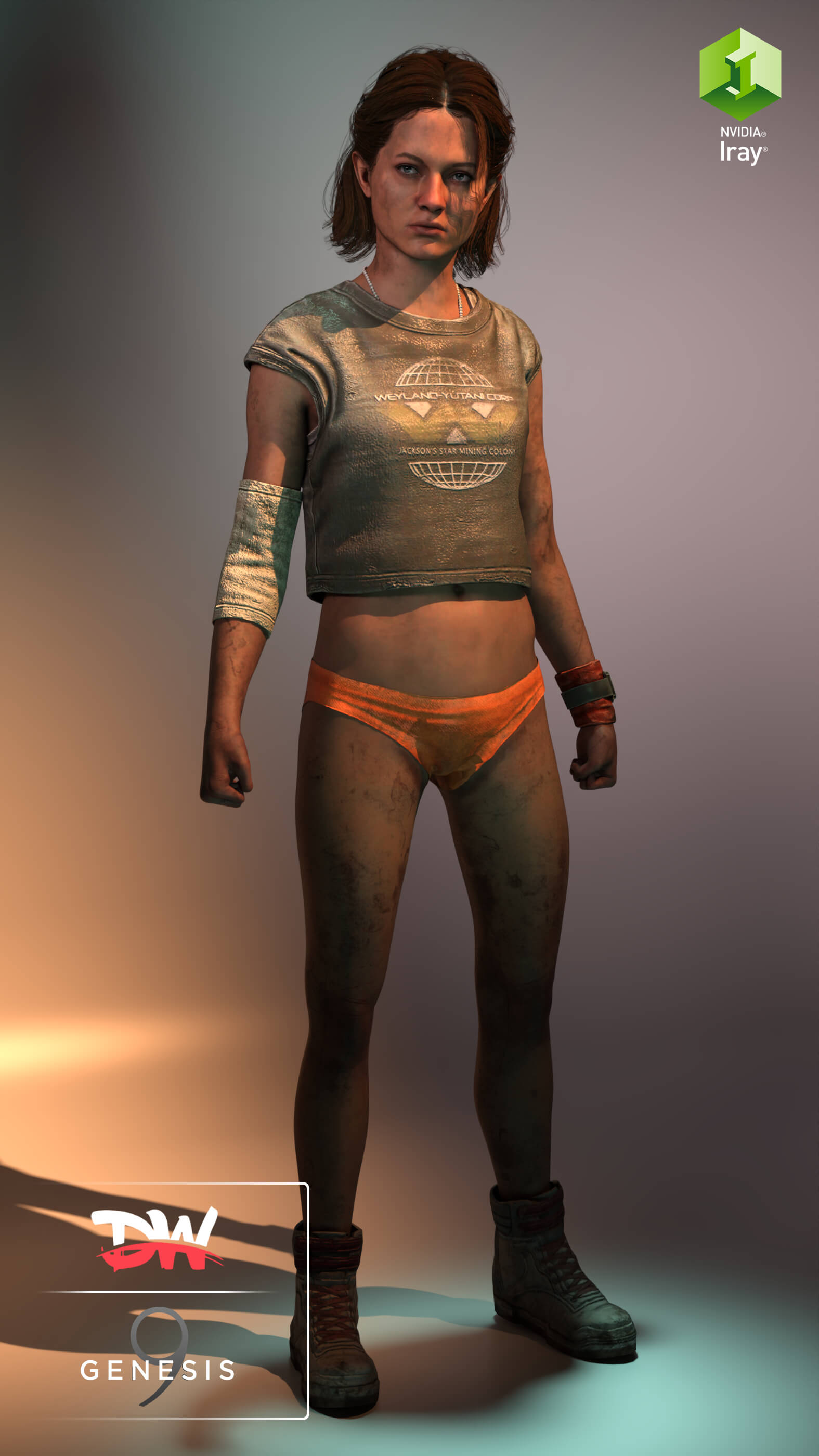 Rain Alien Romulus (Cailee S.) DAZ Genesis 9 Female by DazWraps
