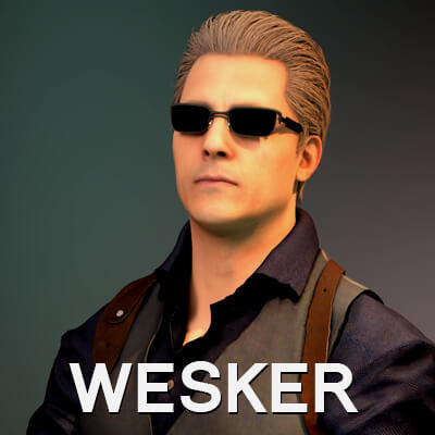 Resident Evil 4 Remake Albert Wesker DAZ Genesis 8 Male