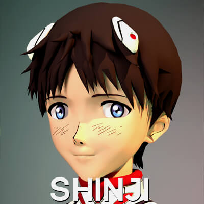 Neon Genesis Evangelion Shinji Ikari DAZ Genesis 9 Male