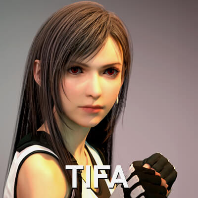 Final Fantasy 7 Rebirt Tifa Lockhart DAZ Genesis 8 Female