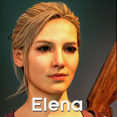 Uncharted 4 Elena Fisher Daz3D Genesis 9 Female