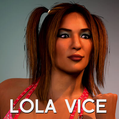 WWE 2K25 Lola Vice for DAZ Genesis 8 Female