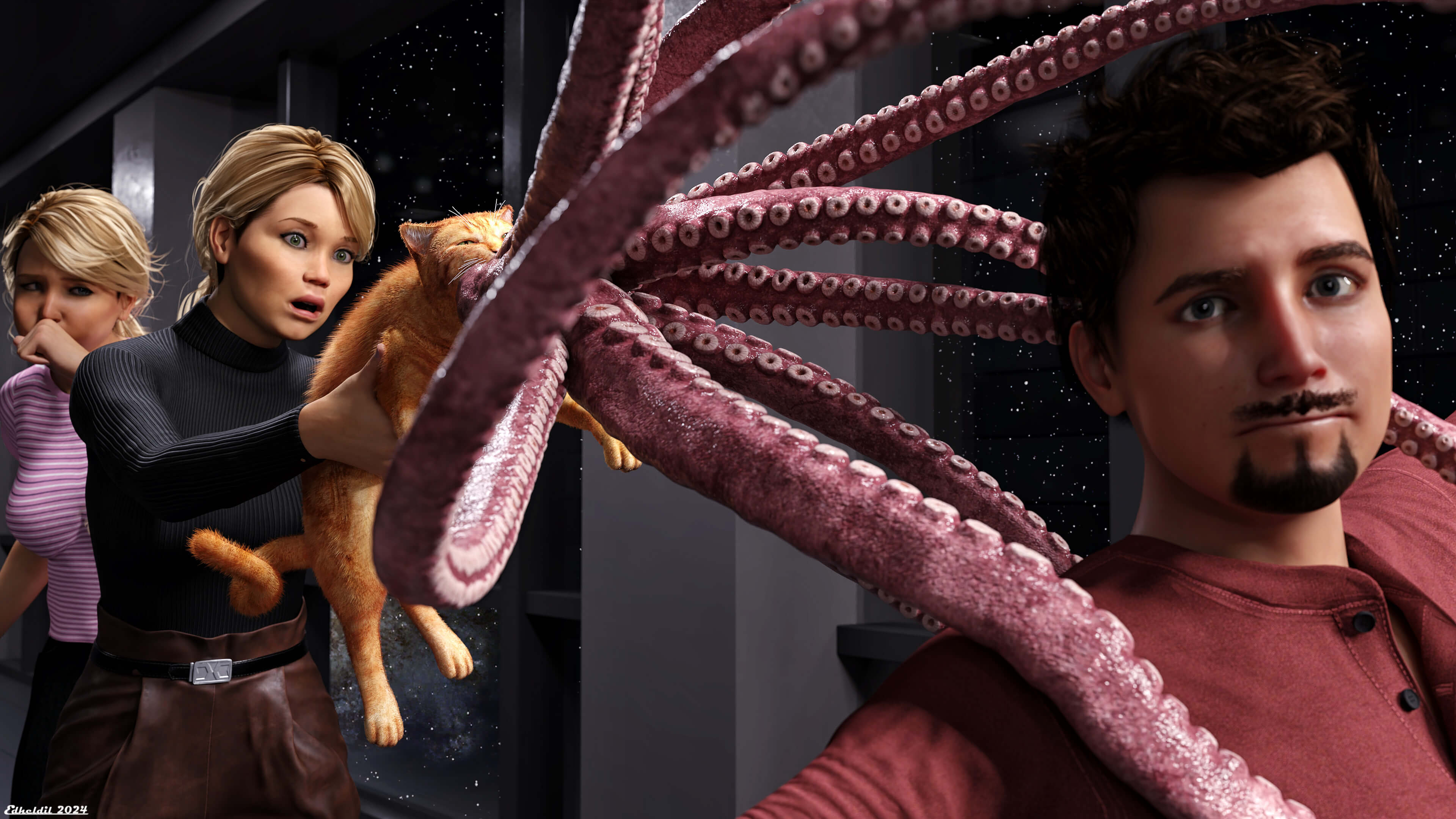 Realistic Tentacle - Daz Content by db xxx