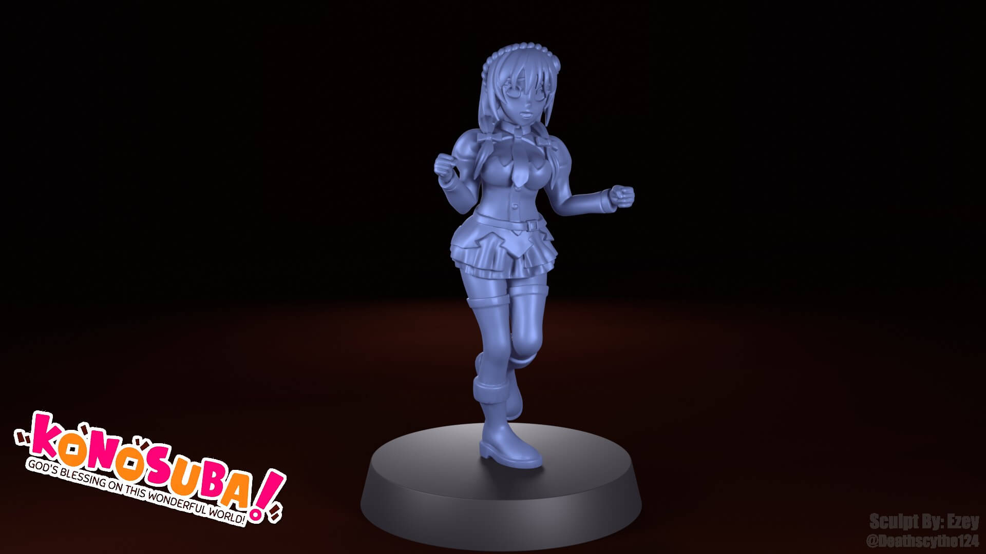 Yunyun for Konosuba Trpg/D&D - 3D Print Model by deathscythe124