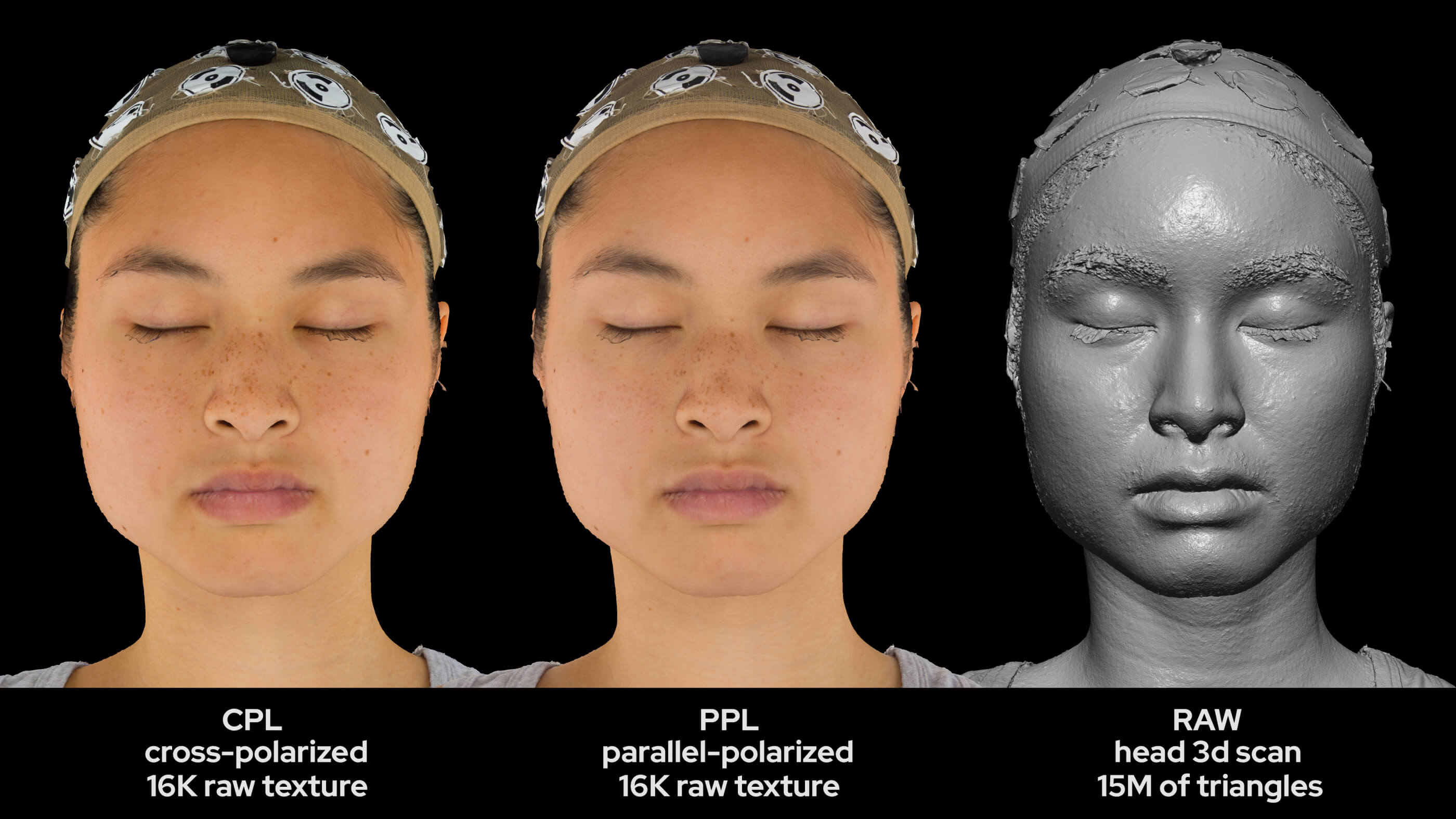 Asian Female 30S Head Scan 036 - 3D Model by deep3dstudio