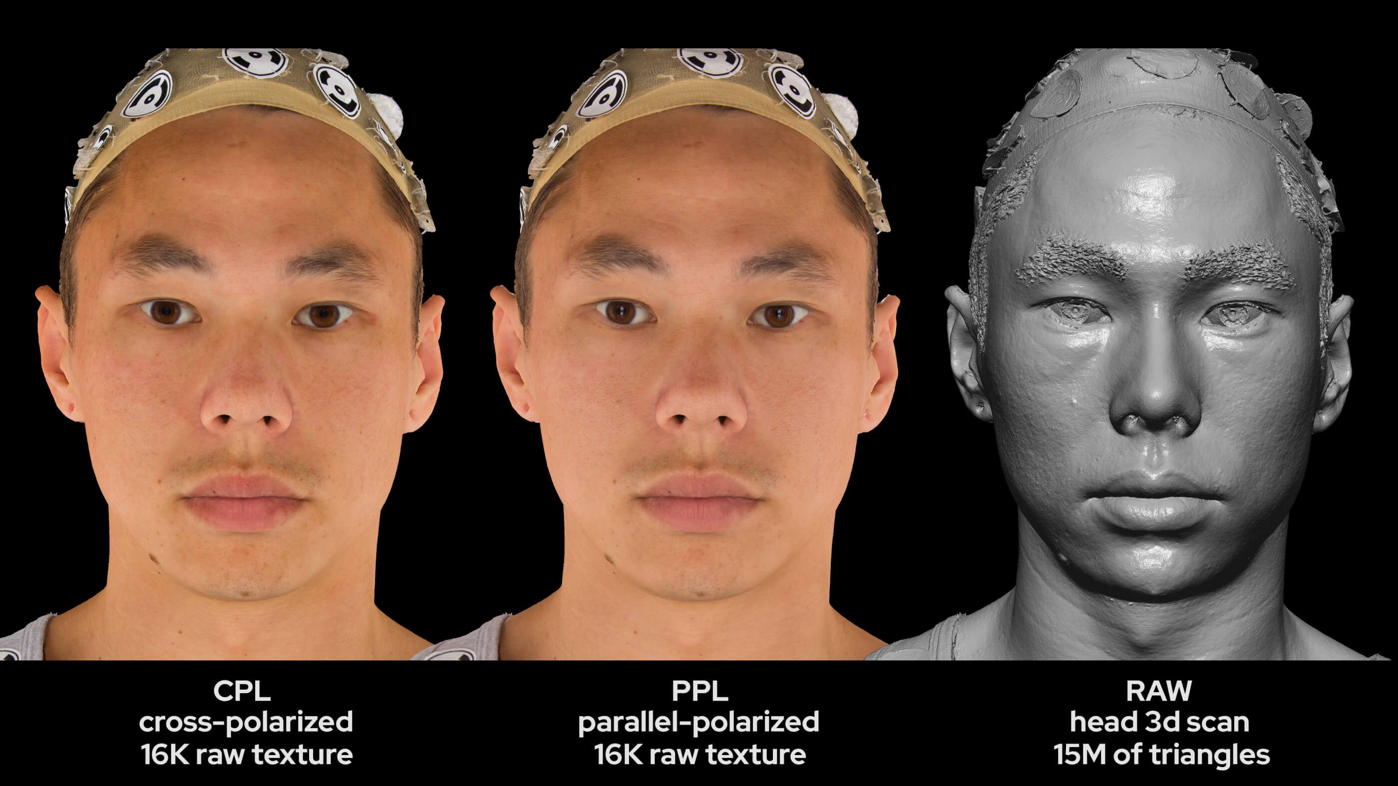 Asian Male 30S Head Scan 011 3D Model by deep3dstudio
