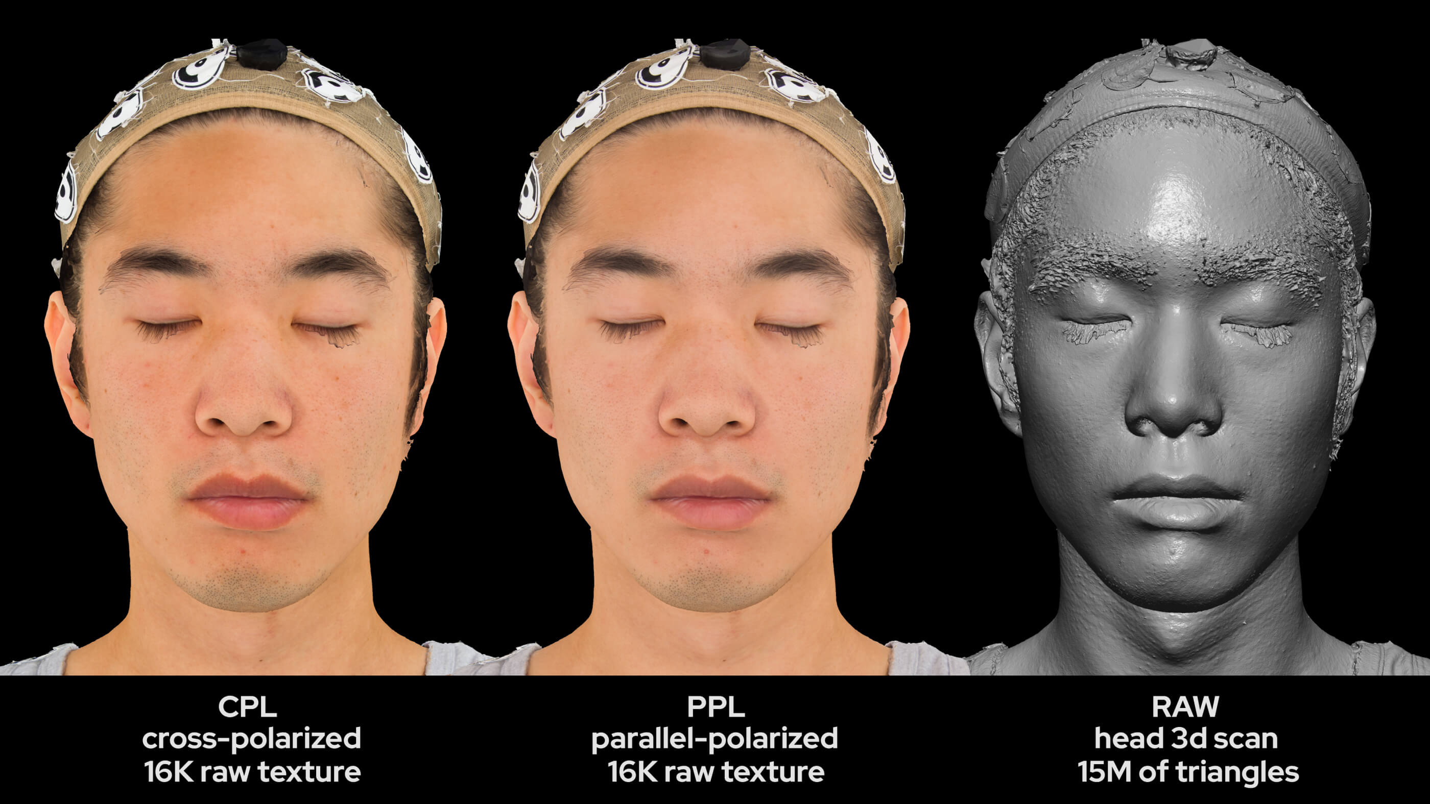 Asian Male 30S Head Scan 037 - 3D Model by deep3dstudio