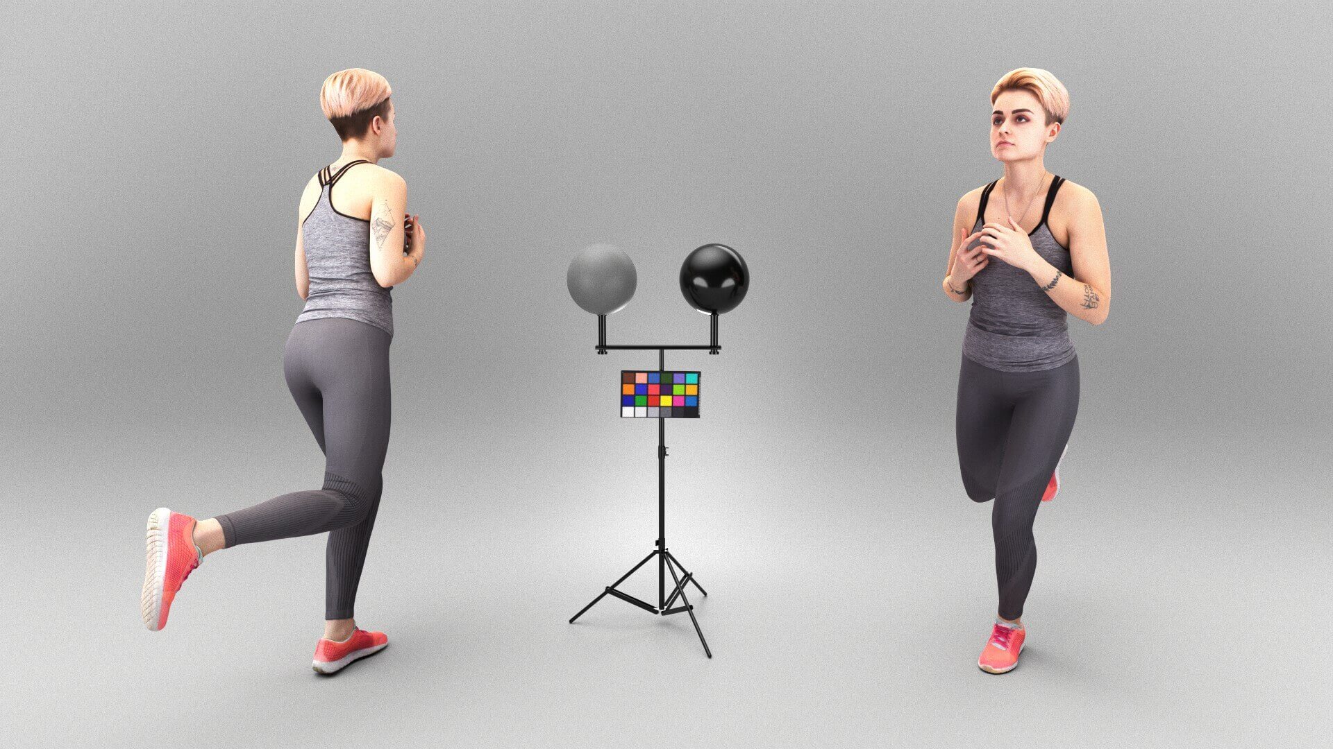 Running Woman 367 - 3D Model by deep3dstudio
