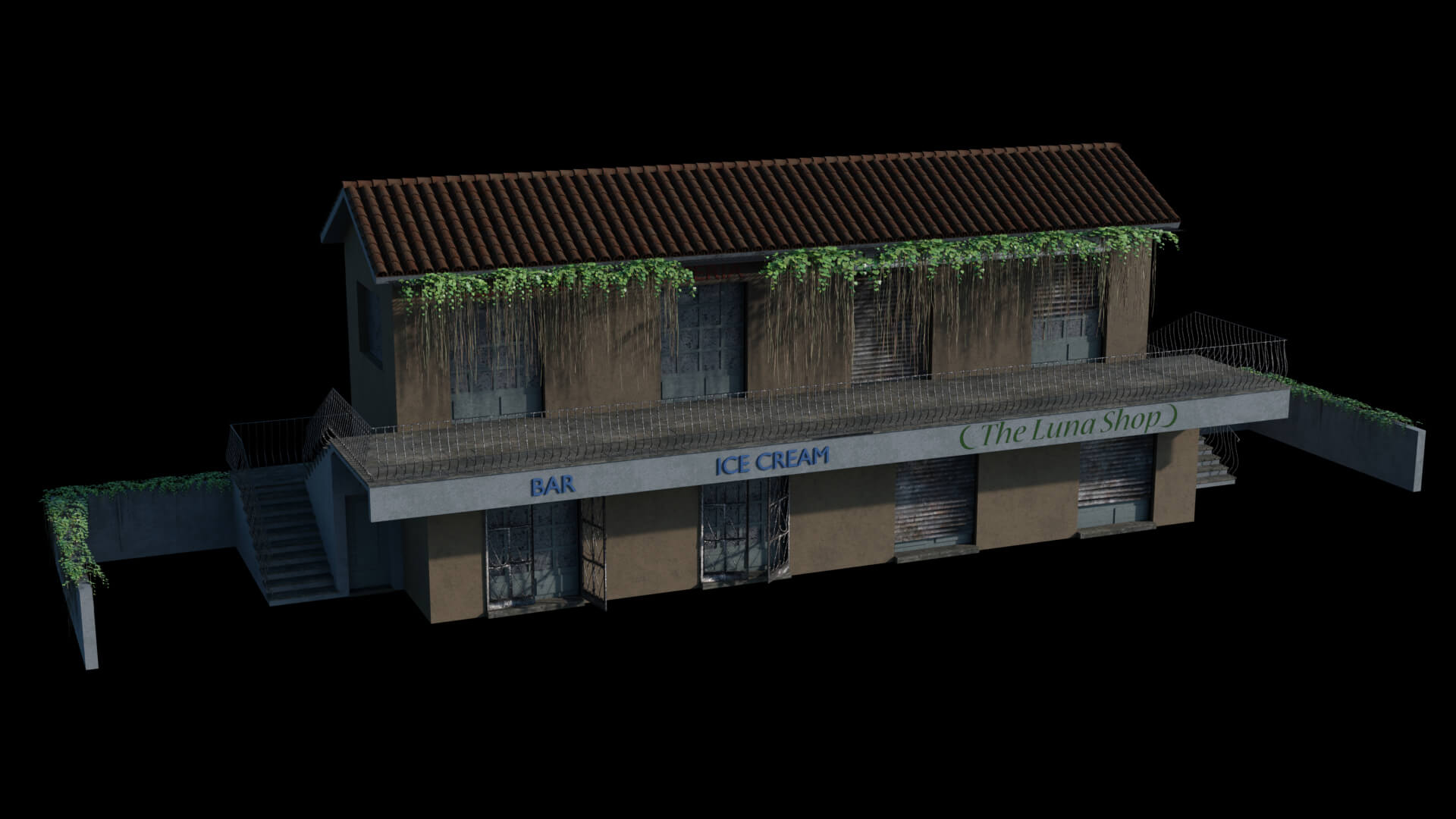 Abandoned Zoo - Asset Pack 3D Model by deezl