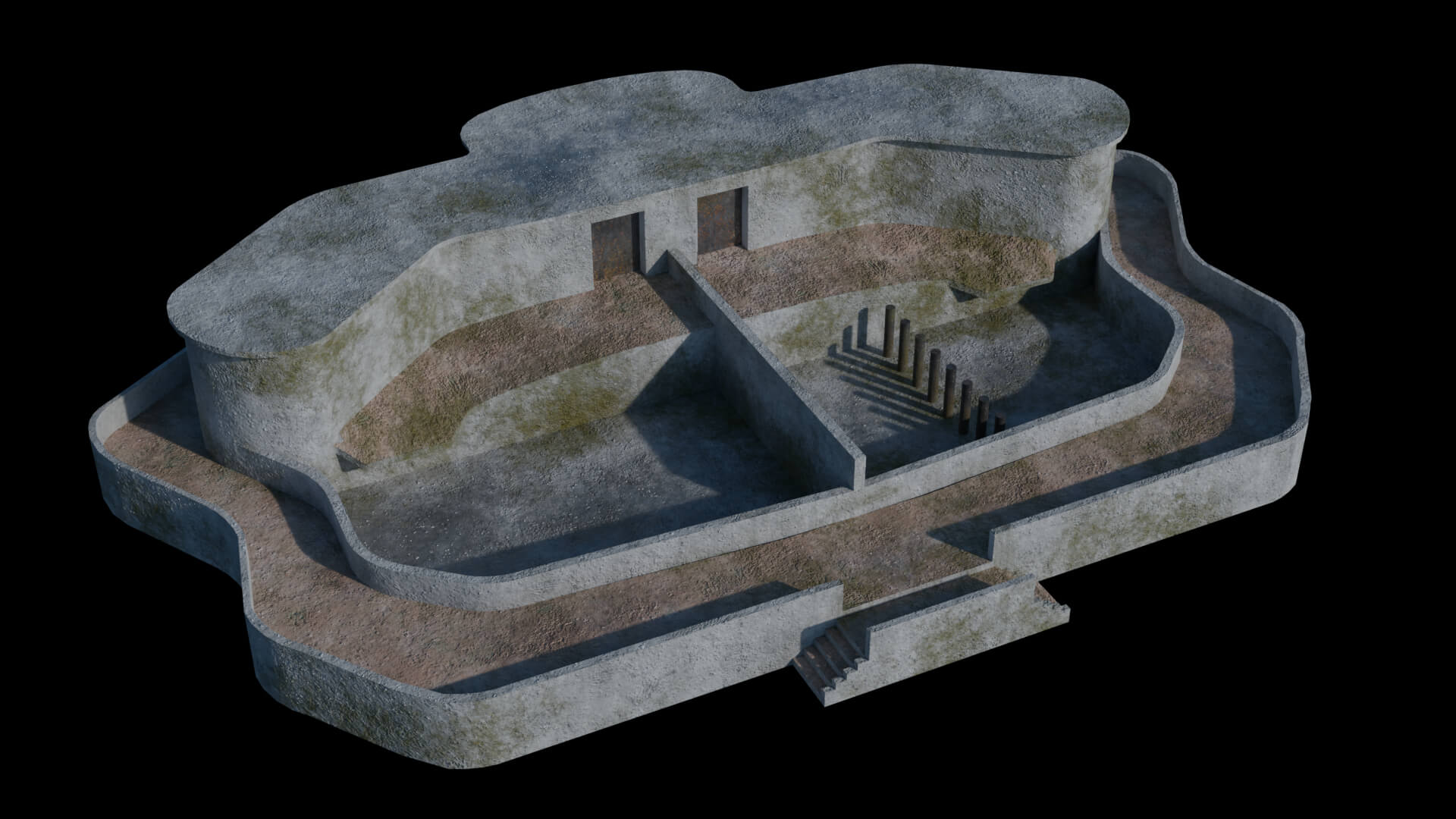 Abandoned Zoo - Asset Pack 3D Model by deezl