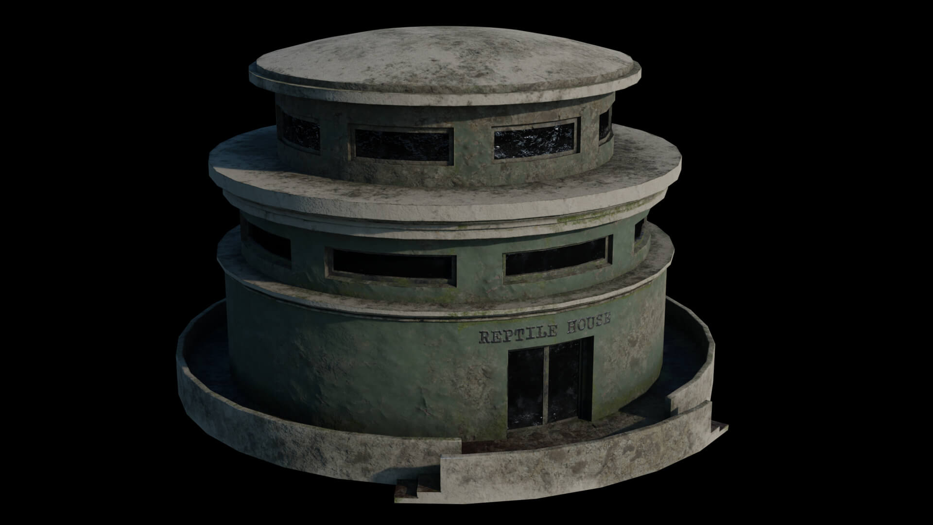 Abandoned Zoo - Asset Pack 3D Model by deezl