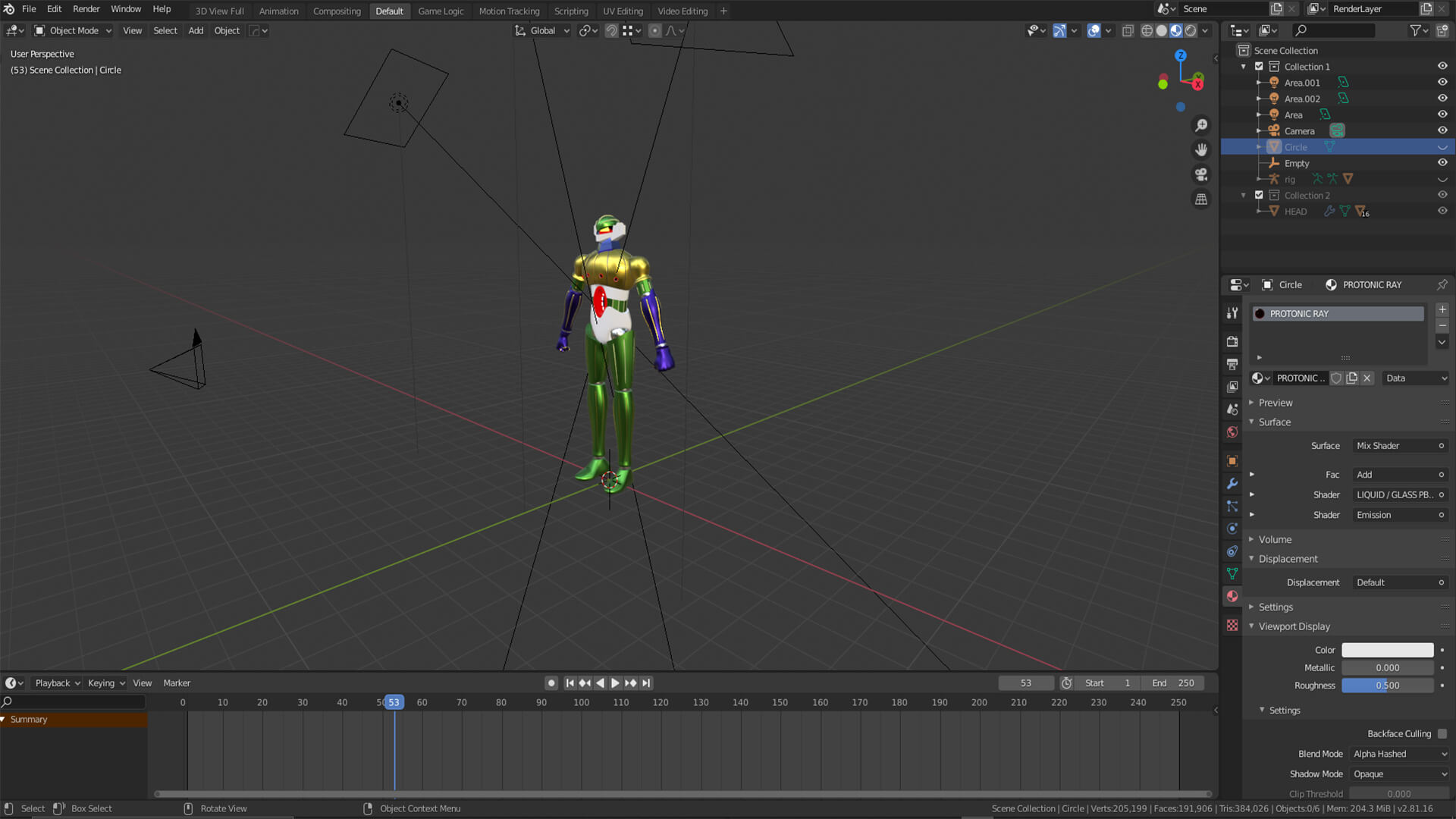 Jeeg Robot - Rigged 3D Model by deezl