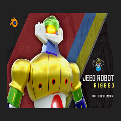 Jeeg Robot - Rigged