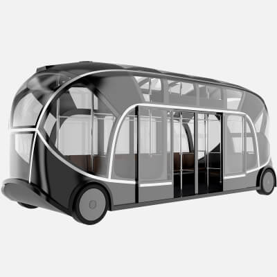 Self-Driving City Bus Concept Orangery