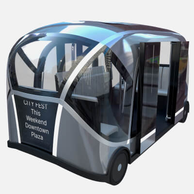 Autonomous City Shuttle Bus