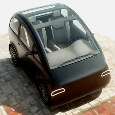 Tiny Electric Car Peripeteia Black