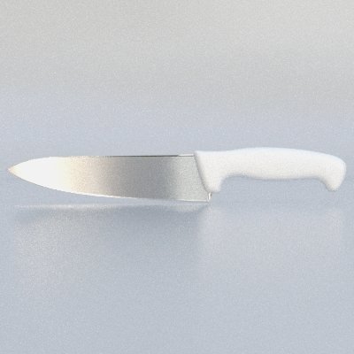 Kitchen Knife - 3D Model by deleon3d