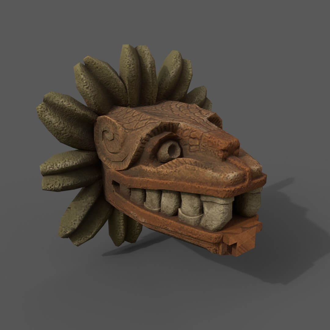 Quetzalcoatl 3D Model by DeMelk