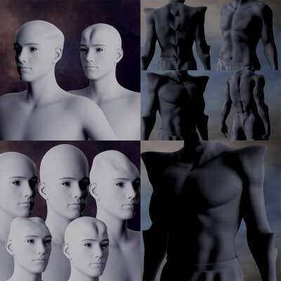 LT Evil Body and Head Morphs for Genesis 9 OBJ Fit