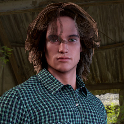 LT Sean HD Hair - Unreal Engine