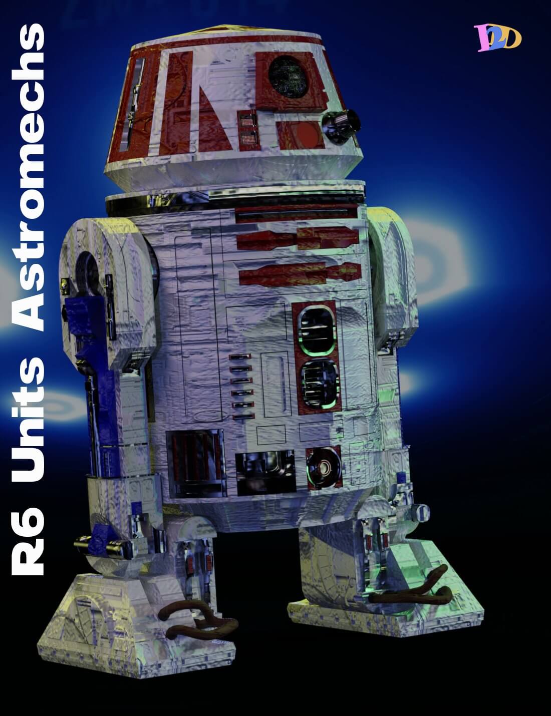 Star Wars Series: R Units Astromechs Bundle - Daz Content by den