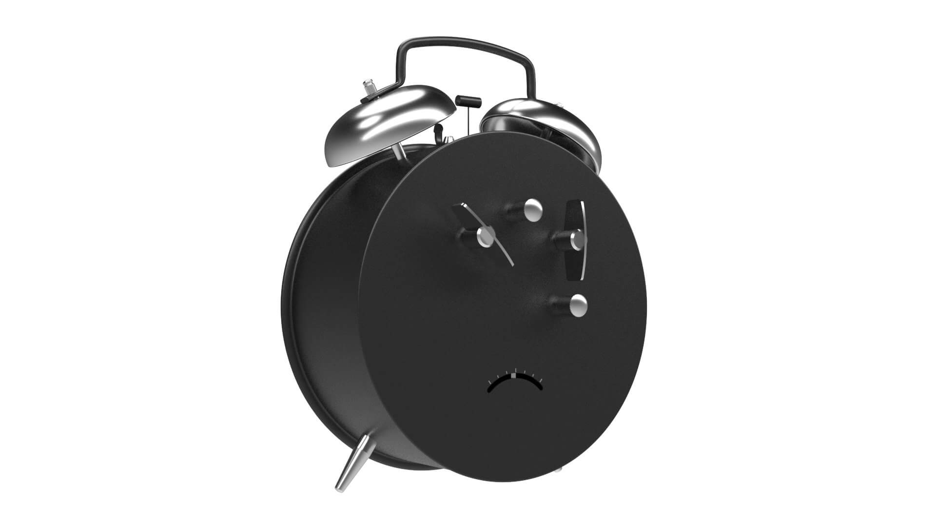 Alarm Clock 3d Model By Dennycg