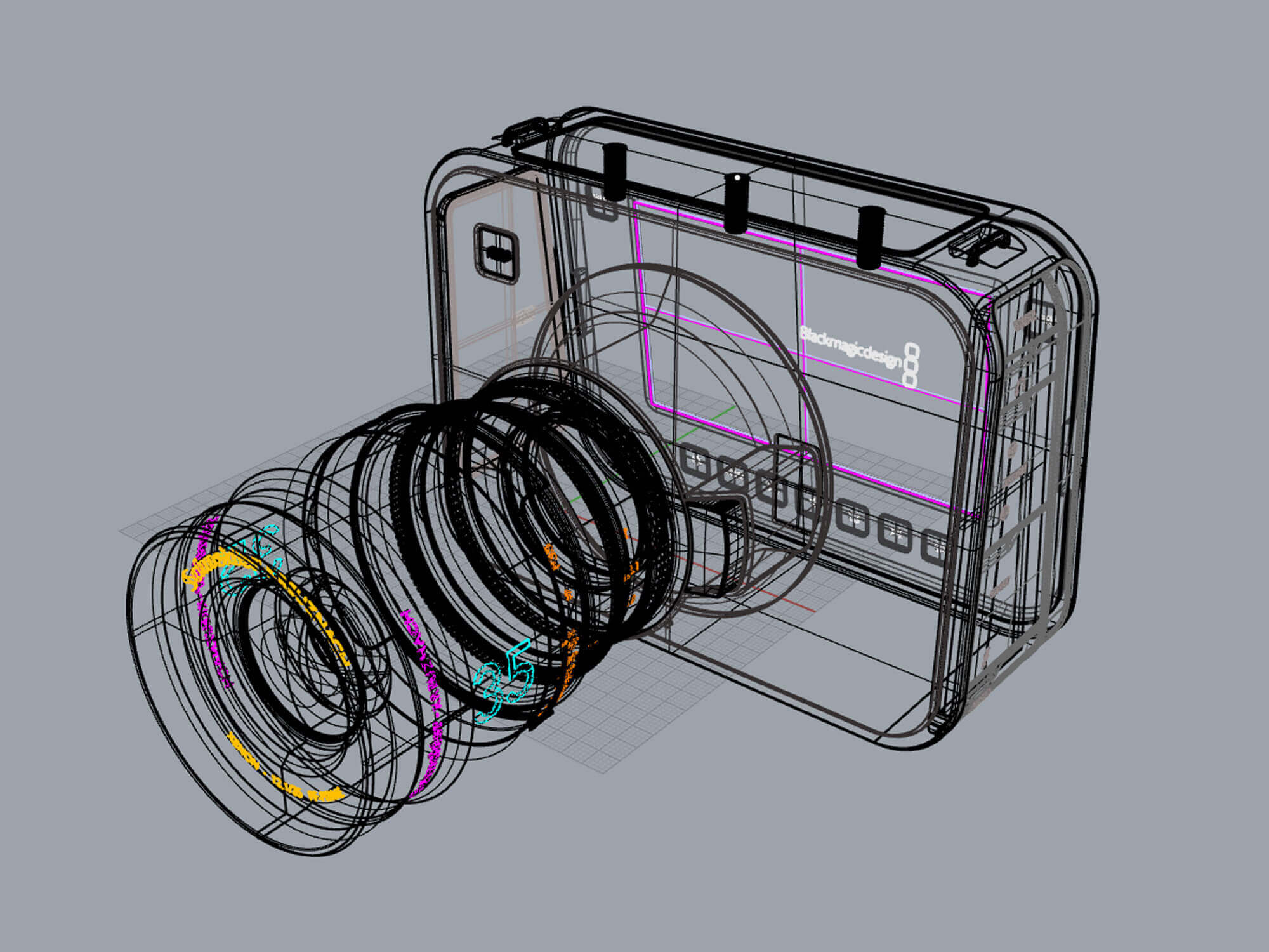 Camera 01 3D Model by DennyCG