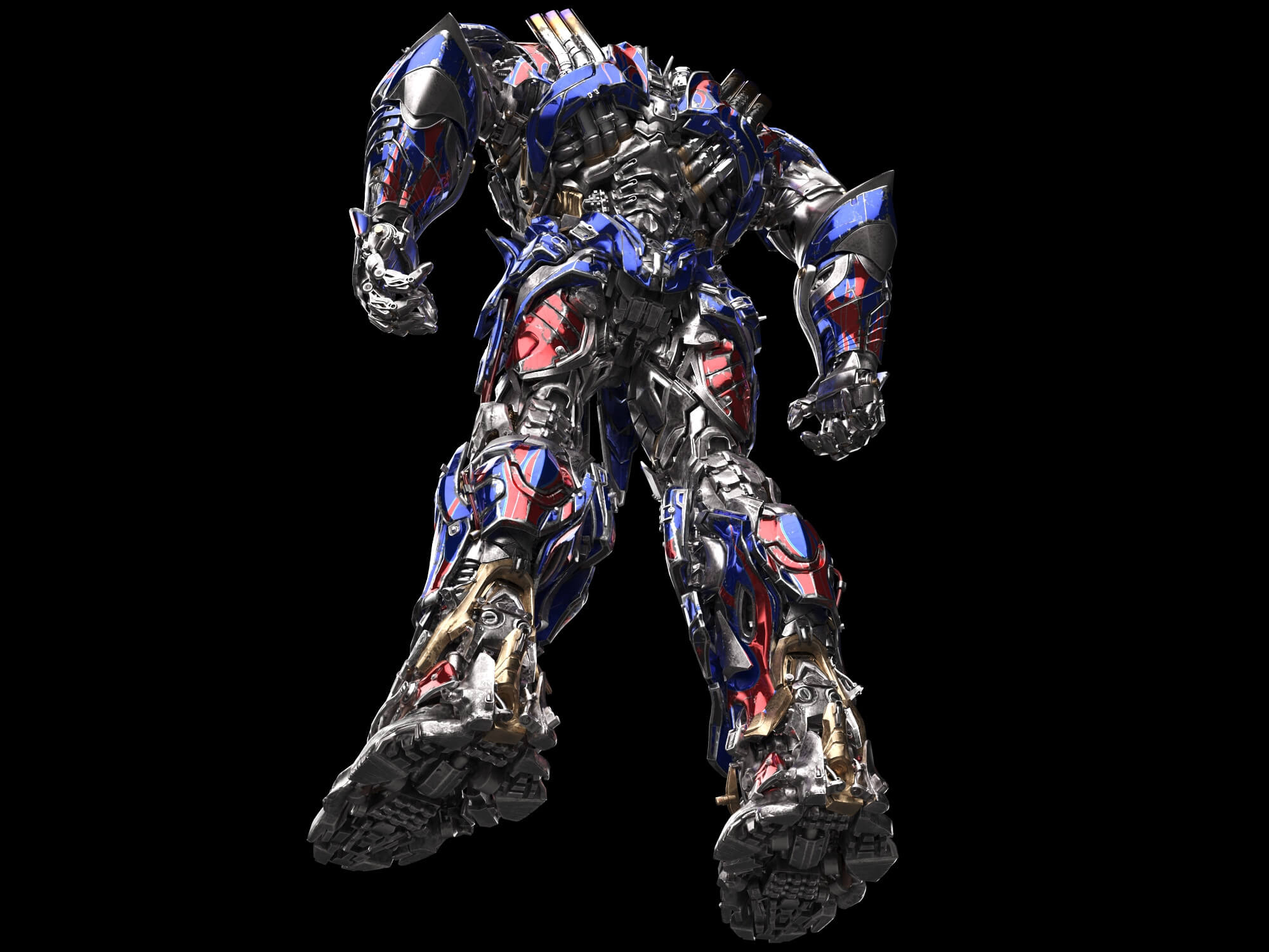 Optimus Prime 4 3D Render, Digital Art by DennyCG