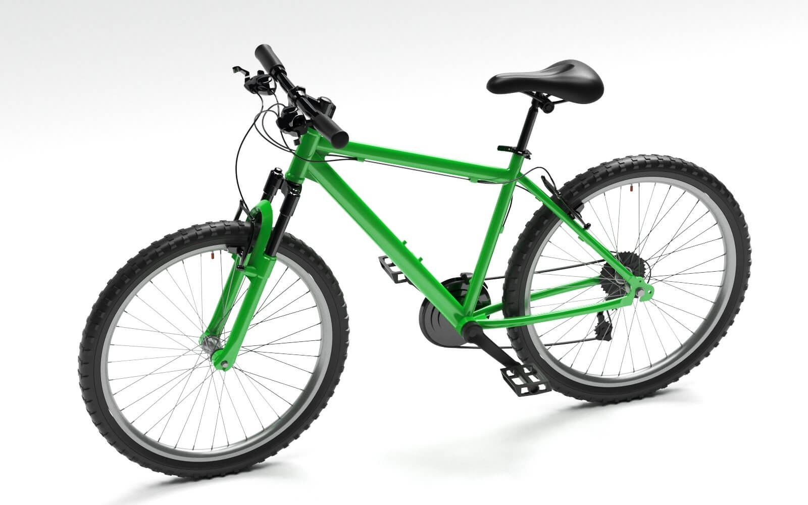Green Mountain Bike 3D Model by DennyCG