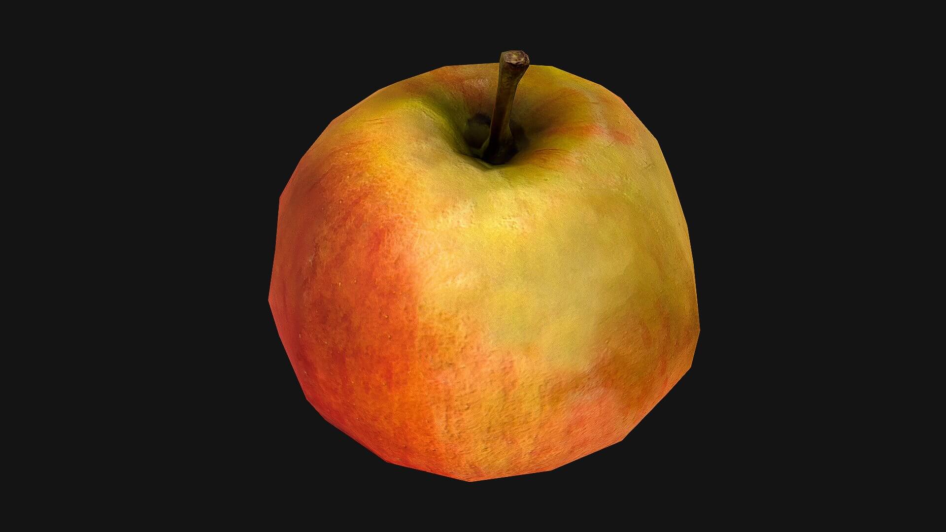 Apple 3d model. Apple 3d model