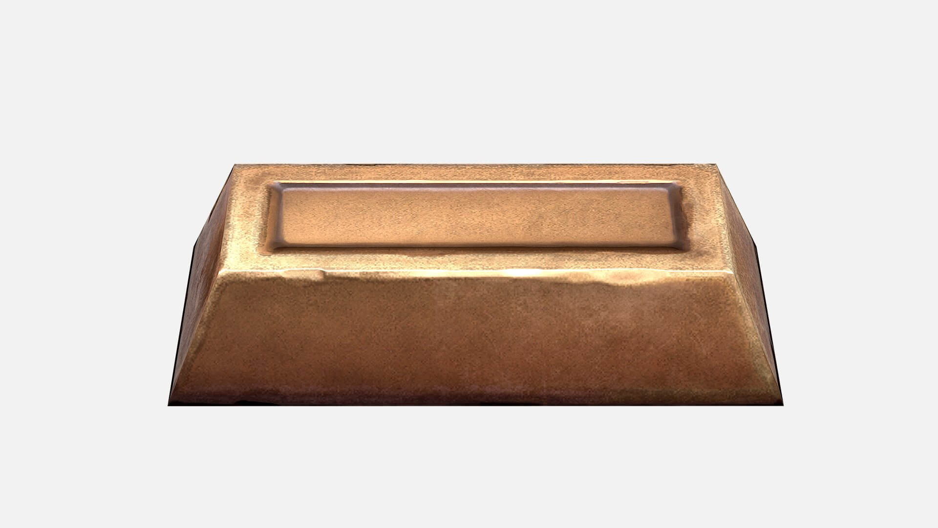 Bronze Ingot 3D Model by Dereza