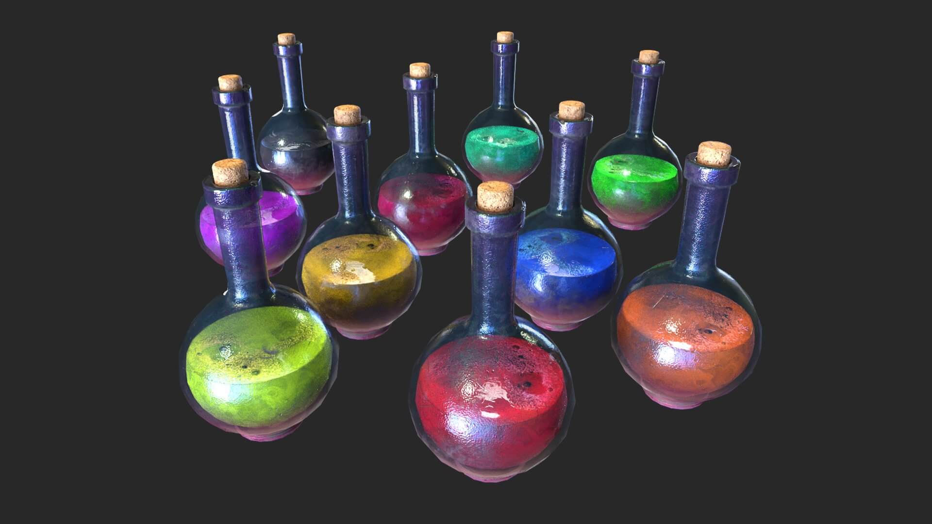 Elixir - 3D Model by Dereza
