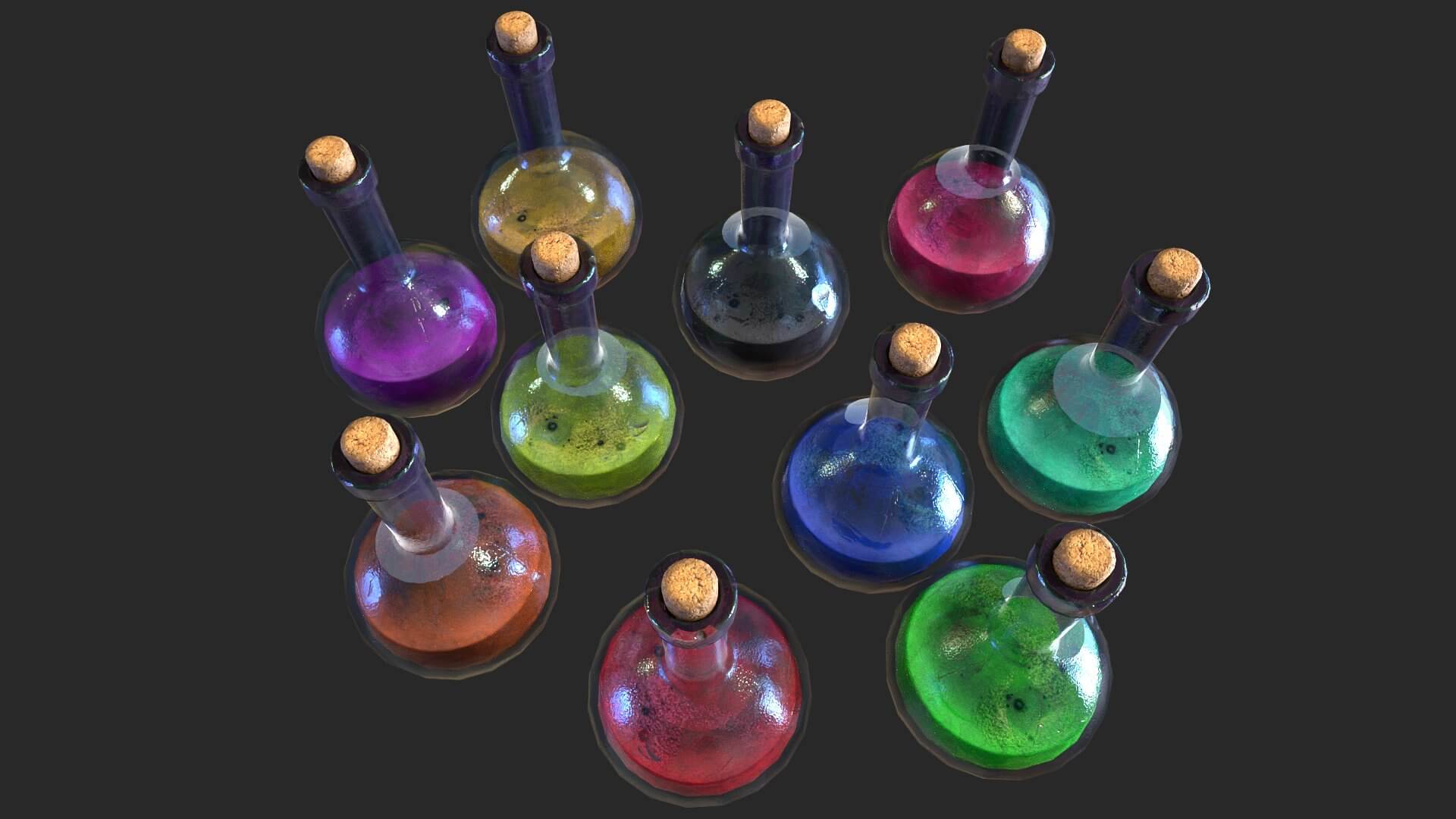 Elixir - 3D Model by Dereza