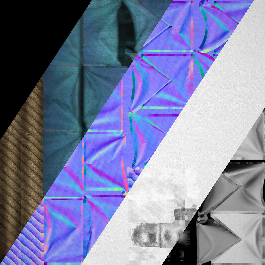 Flag With Rope - 3D Model by Dereza