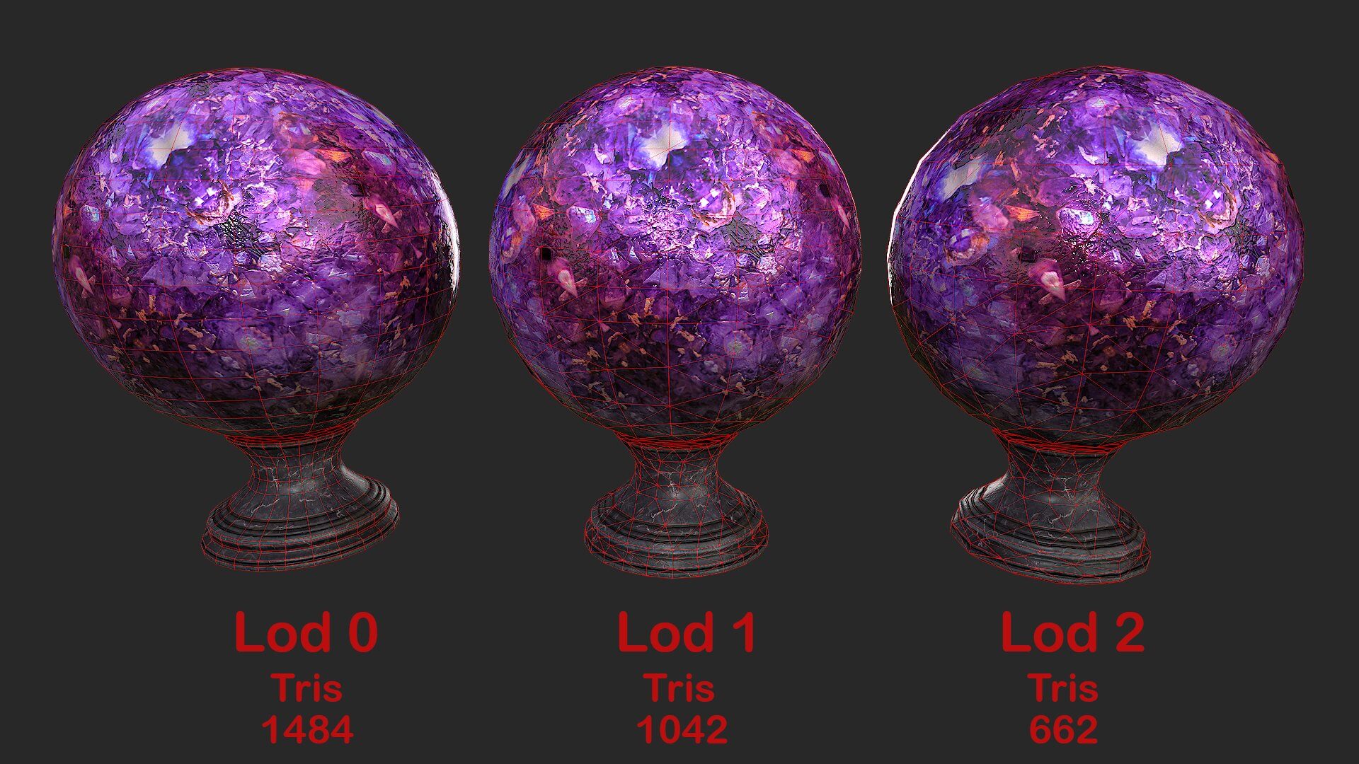 Fortune Teller Crystal Ball 3D Model by Dereza