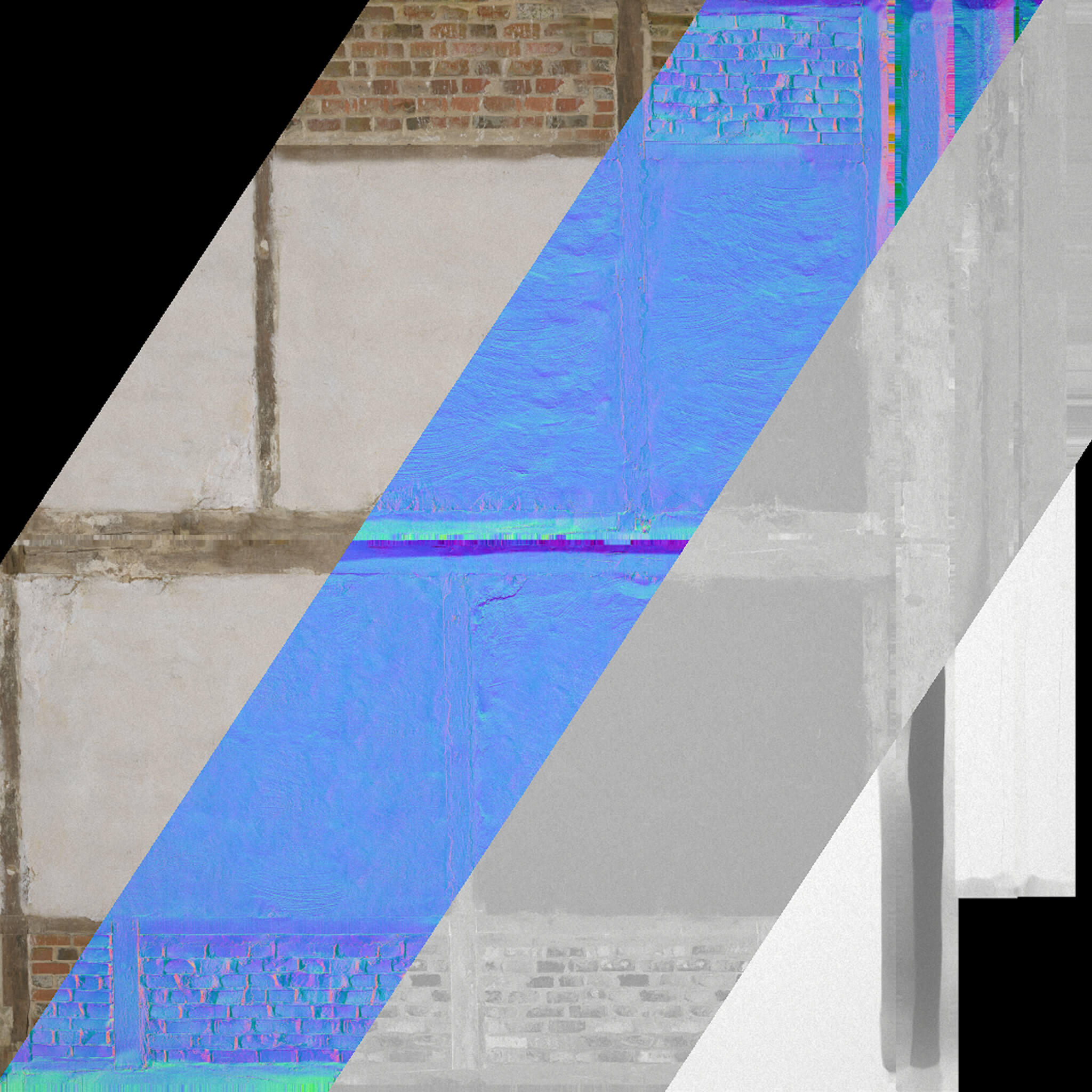 Medieval Door and Wall - 3D Model by Dereza