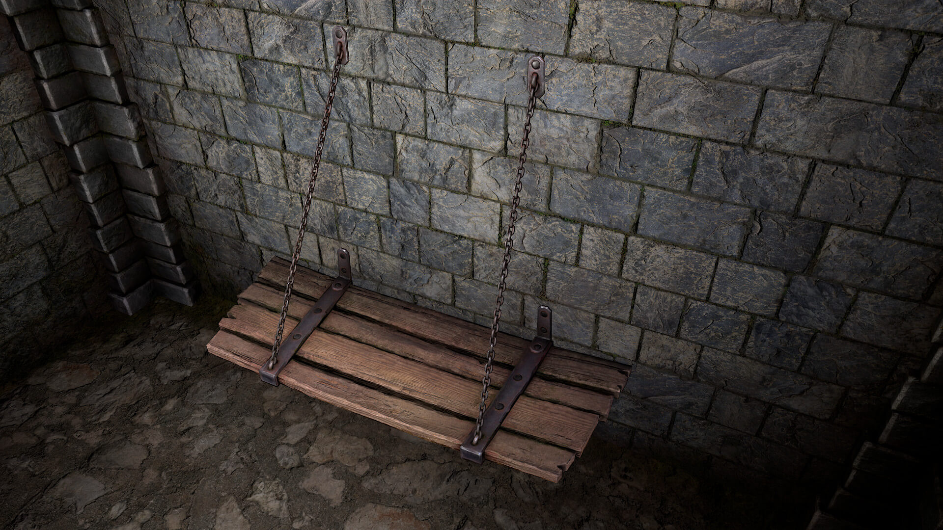 Medieval Dungeon Prison Set - 3D Model by Dereza