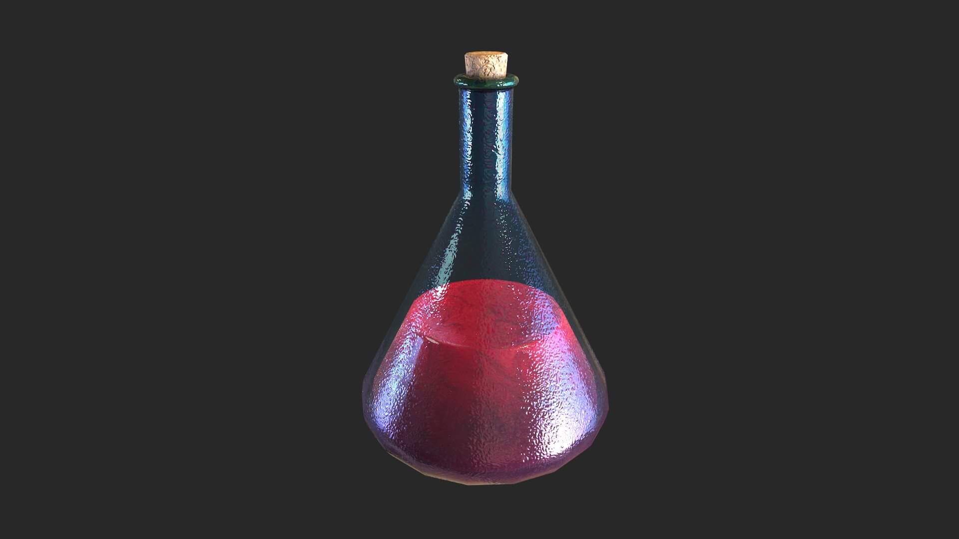 Potion Test Tube 3D Model by Dereza