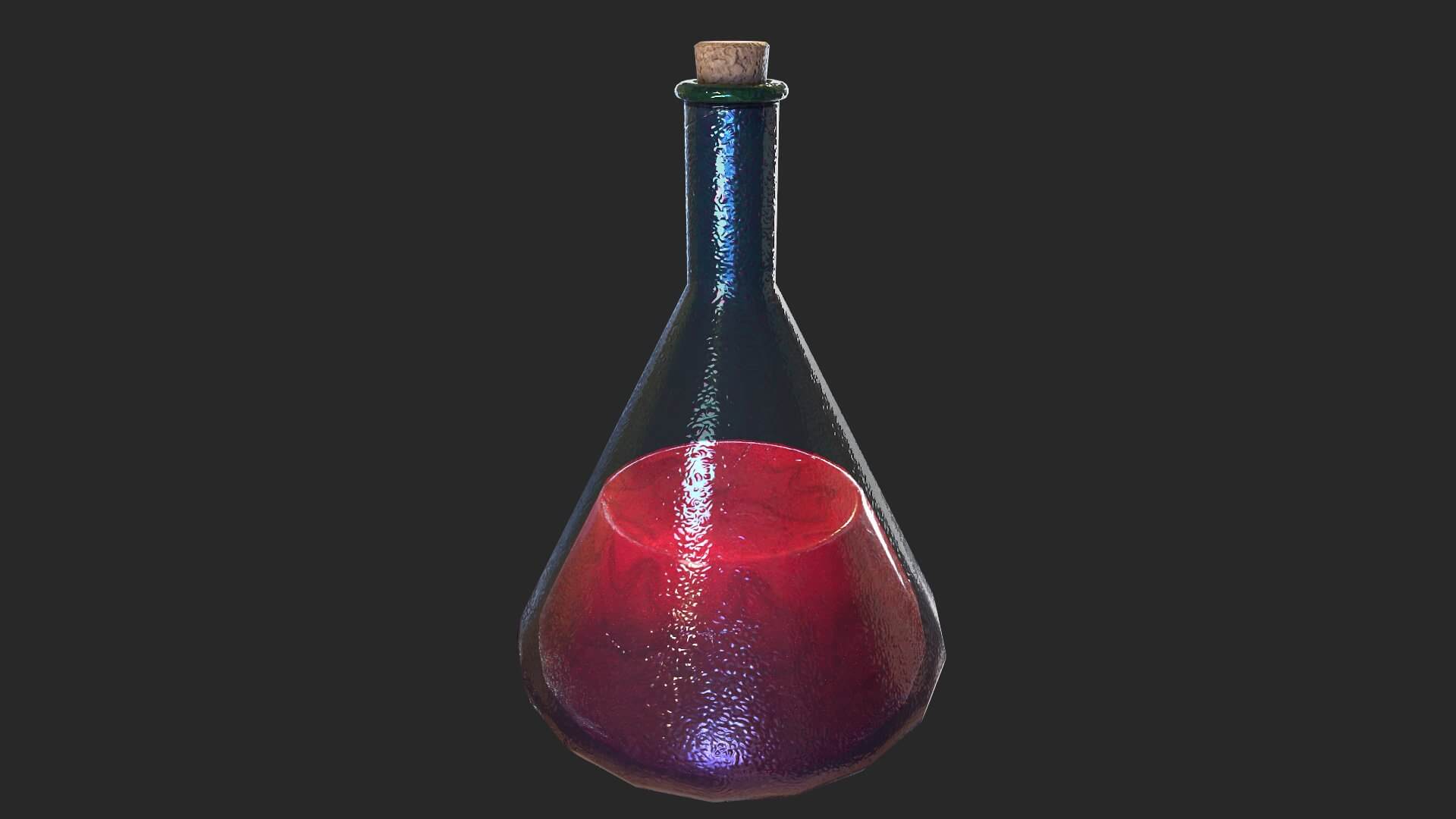 Potion Test Tube 3D Model by Dereza
