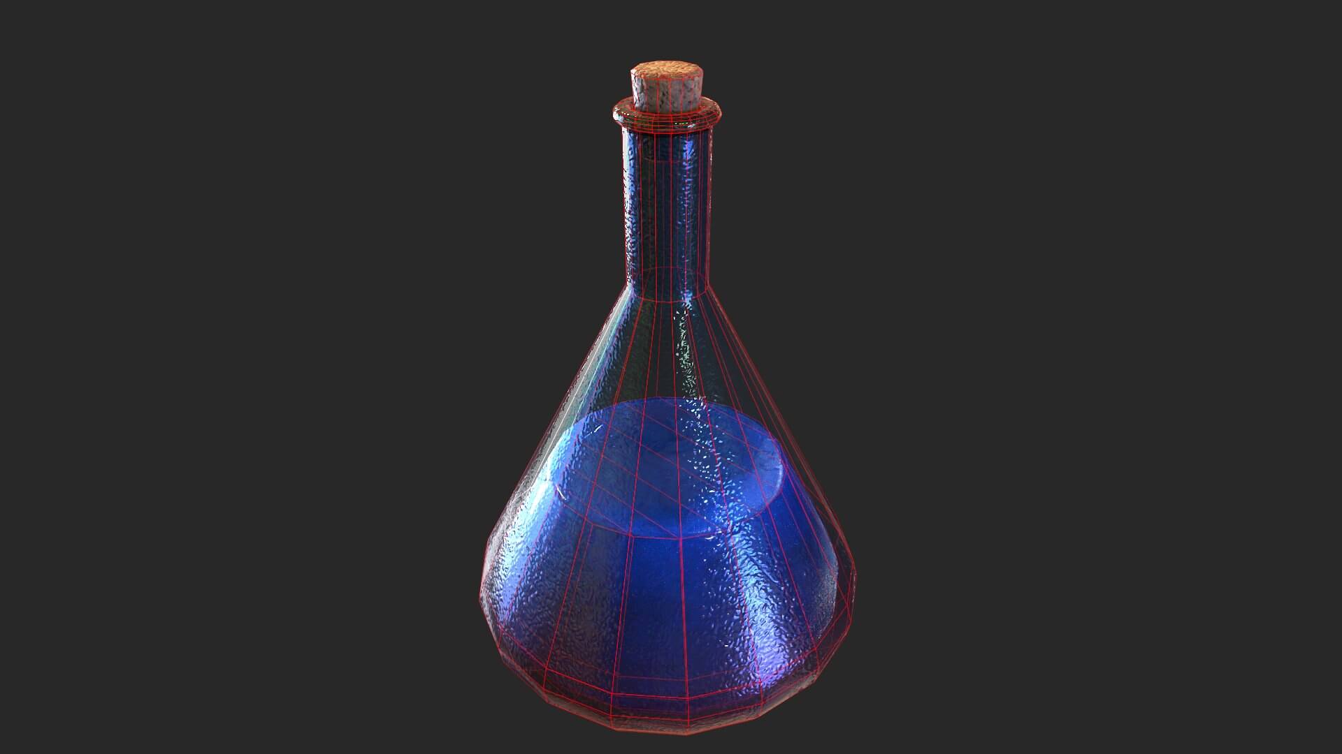 Potion Test Tube 3D Model by Dereza