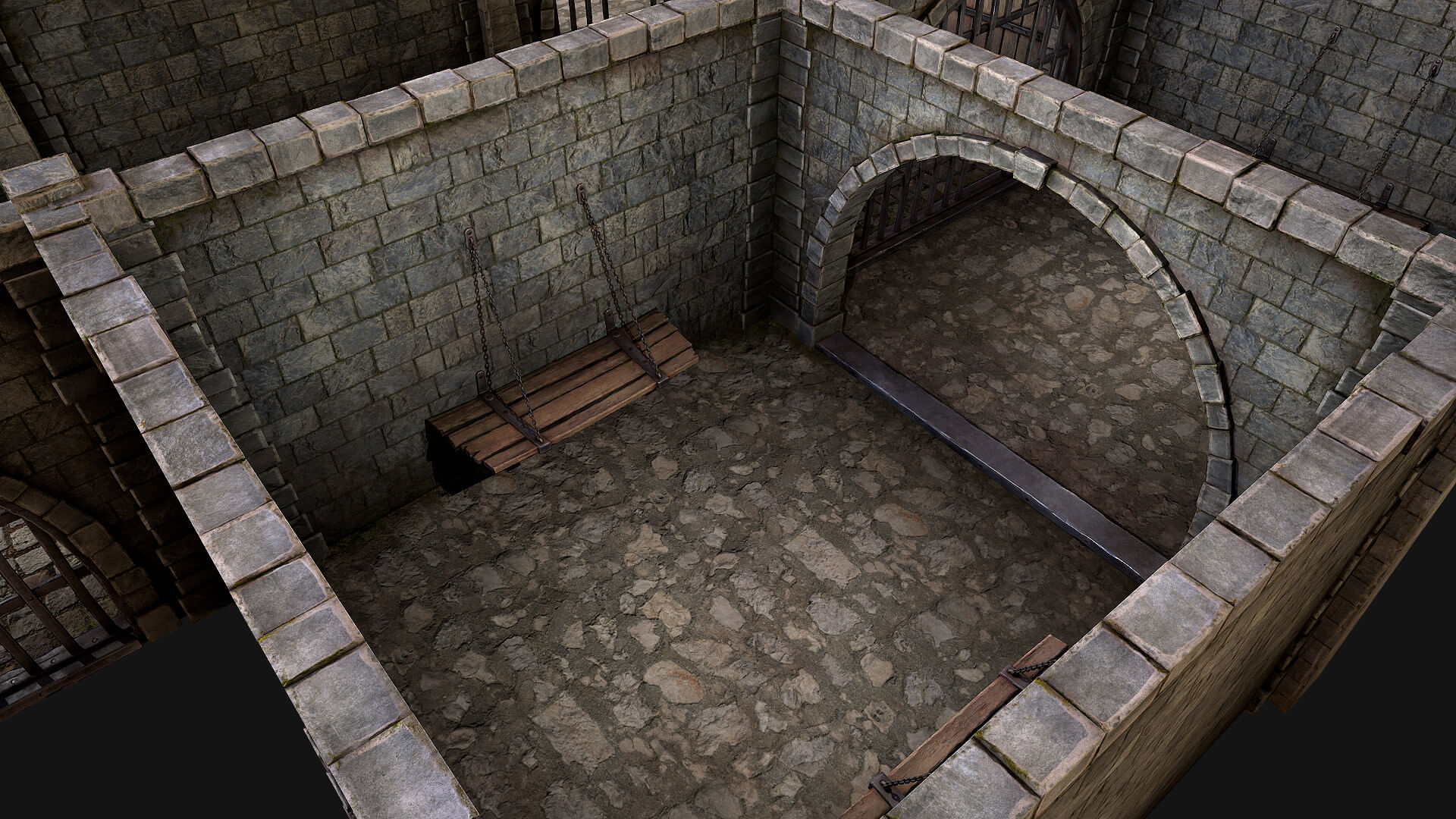 Medieval Prison Constructor and Torture Pack - 3D Model by Dereza