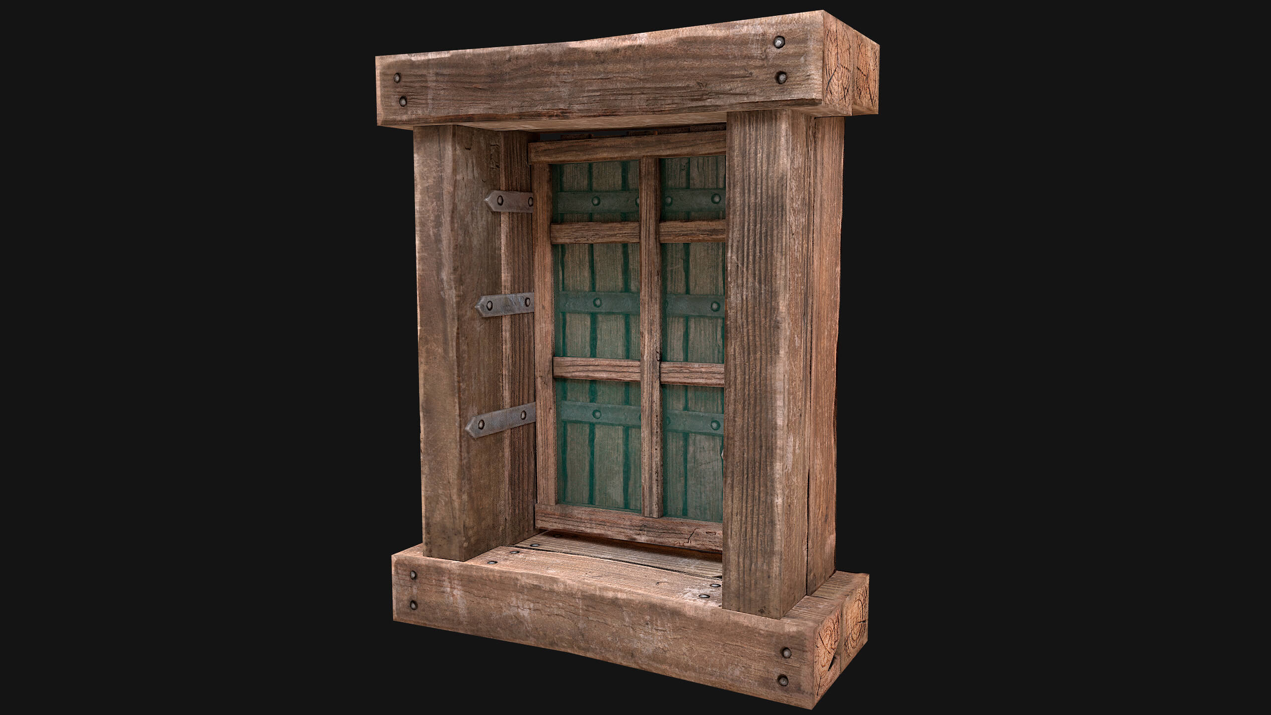 Medieval Windows Set - 3D Model by Dereza