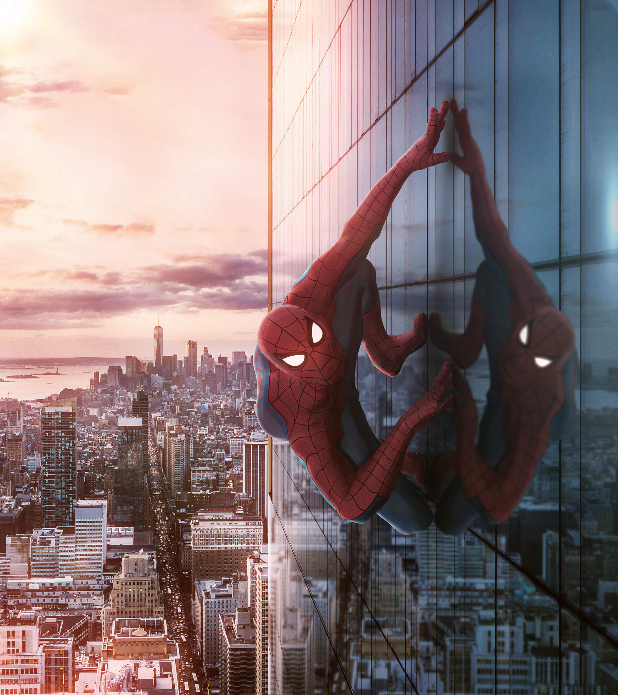 Friendly Neighborhood Spider-Man 3D Render by Design Heretic