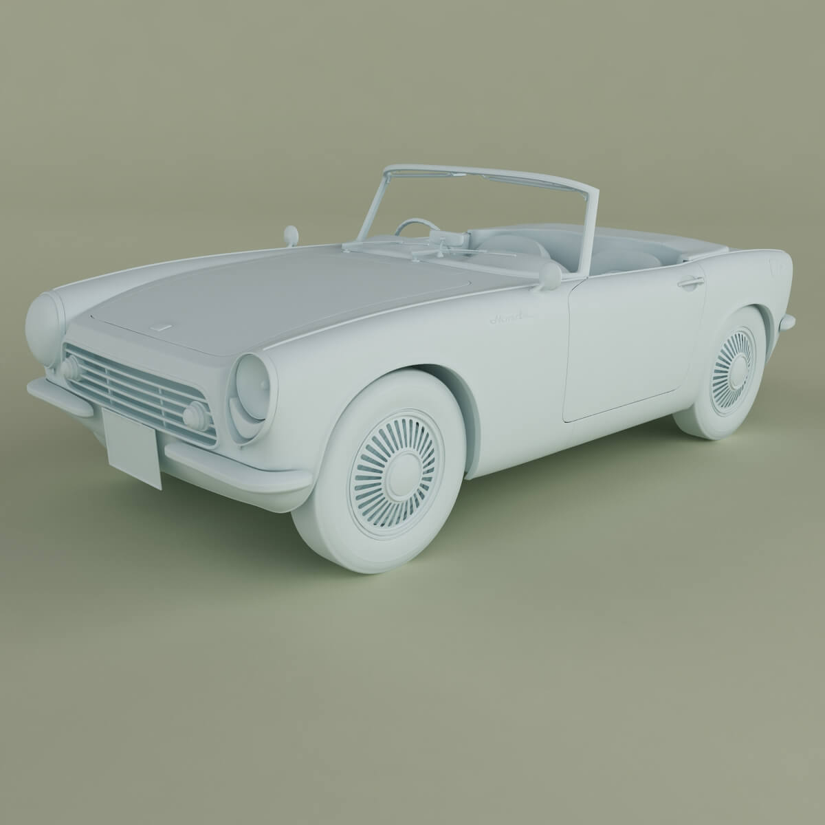 Honda Sports S360 3D Model by desmonster
